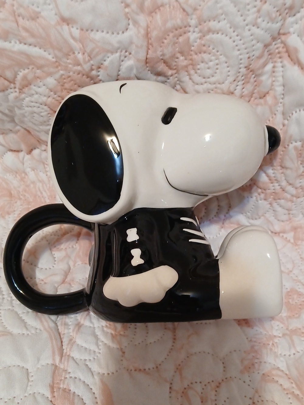 Snoopy Ceramic Character Mug in Black and White - Home Accents